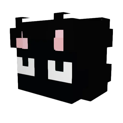 YnPlys Minecraft avatar head, 3D render