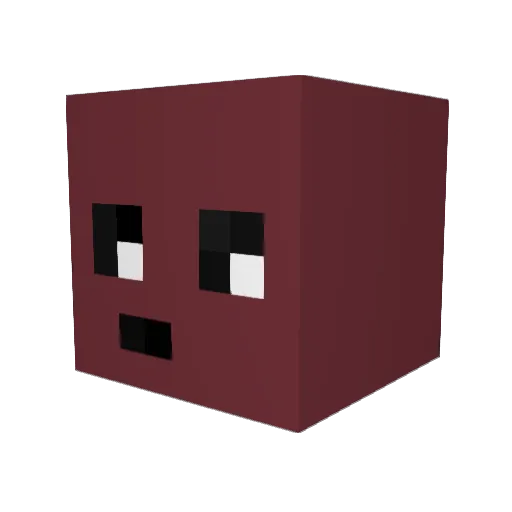 Yngvarned Minecraft avatar head, 3D render
