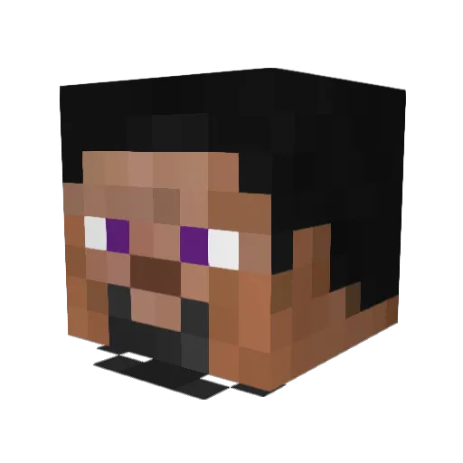 Ynv170 Minecraft avatar head, 3D render