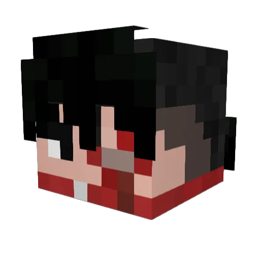 Yo2212 Minecraft avatar head, 3D render