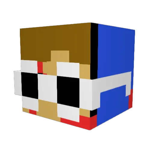 YoBoiJonny13 Minecraft avatar head, 3D render