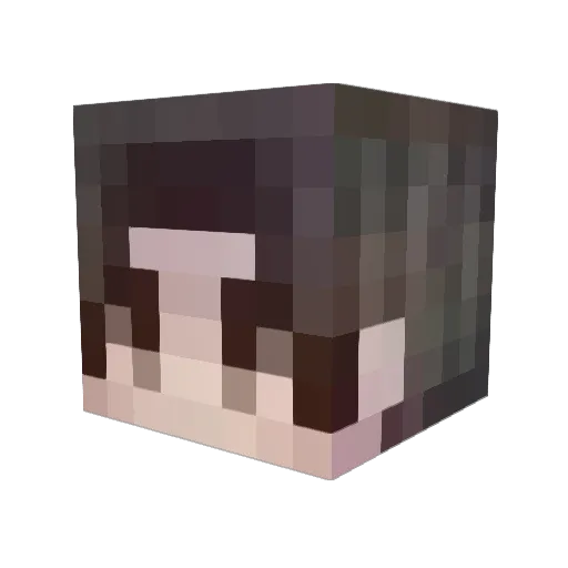 YoBoiNicky12 Minecraft avatar head, 3D render