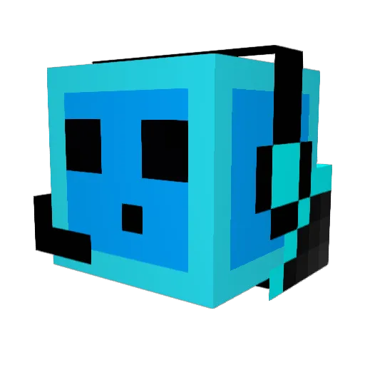 YoChigga Minecraft avatar head, 3D render
