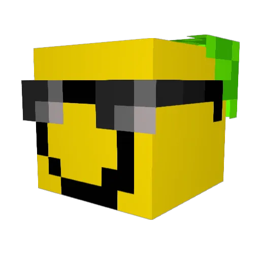 YoCook1ePlayz Minecraft avatar head, 3D render