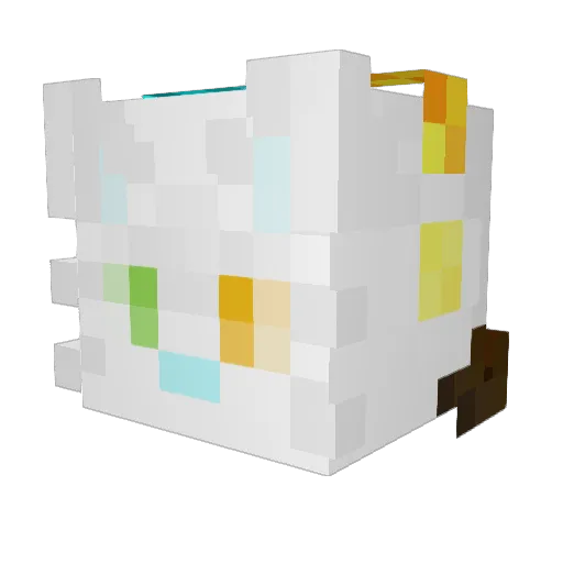 YoDezo Minecraft avatar head, 3D render