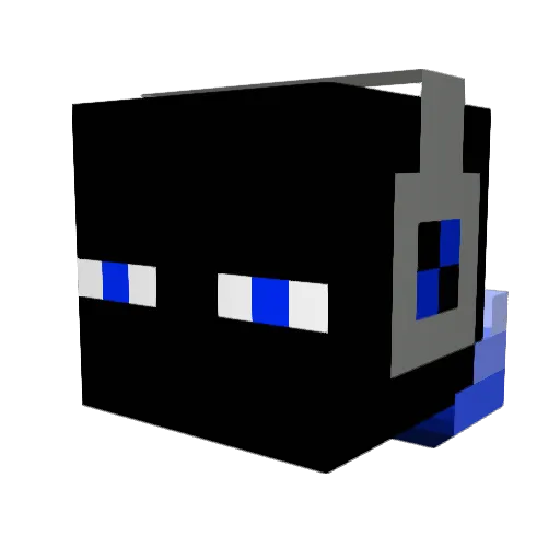 YoDubzyy Minecraft avatar head, 3D render