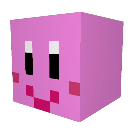 YoFella Minecraft avatar head, 3D render