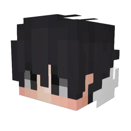 YoFinno Minecraft avatar head, 3D render