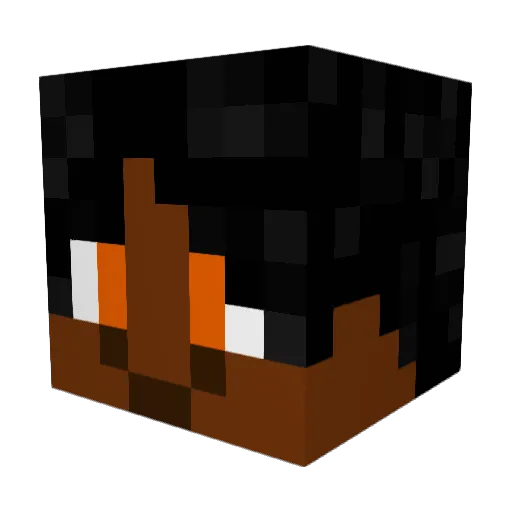 YoGemini Minecraft avatar head, 3D render