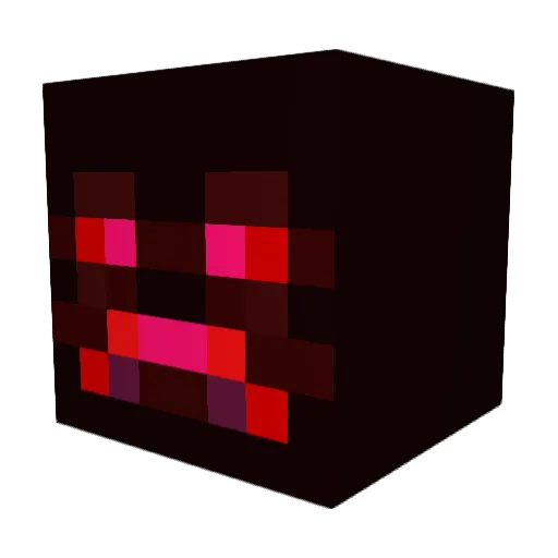 YoGray Minecraft avatar head, 3D render