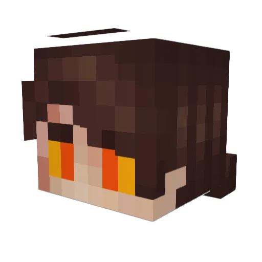 YoGreaseTTV Minecraft avatar head, 3D render