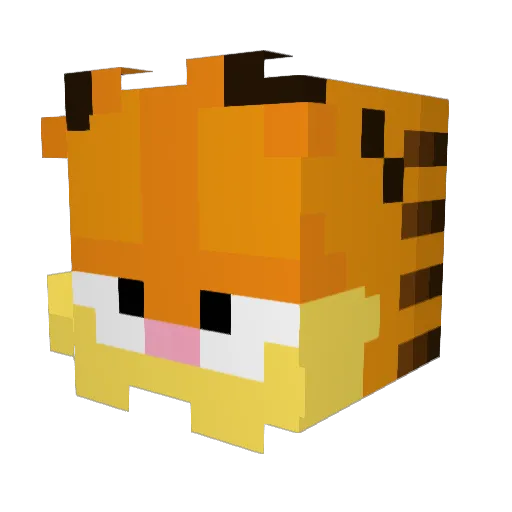 YoHoLee Minecraft avatar head, 3D render