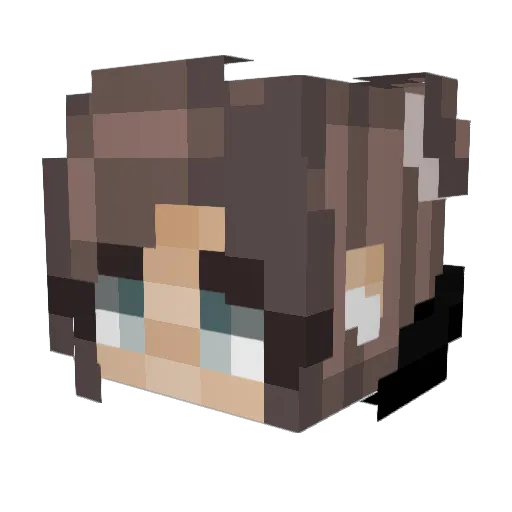YoItsDad Minecraft avatar head, 3D render
