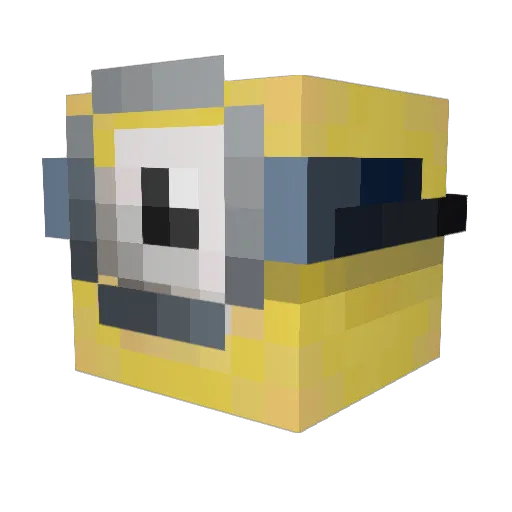 YoItsZo Minecraft avatar head, 3D render