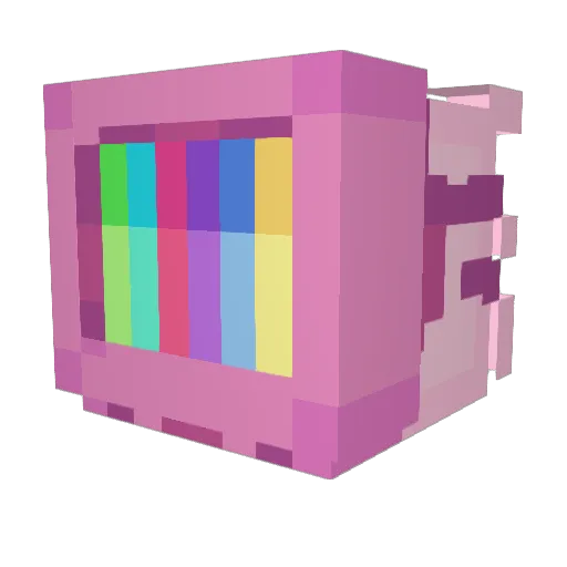 YoKang Minecraft avatar head, 3D render