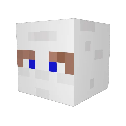 YoKoozie Minecraft avatar head, 3D render