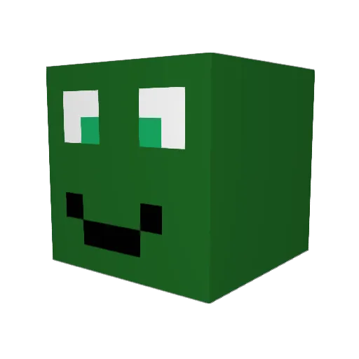 YoKrisjo Minecraft avatar head, 3D render