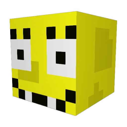 YoMamma66 Minecraft avatar head, 3D render