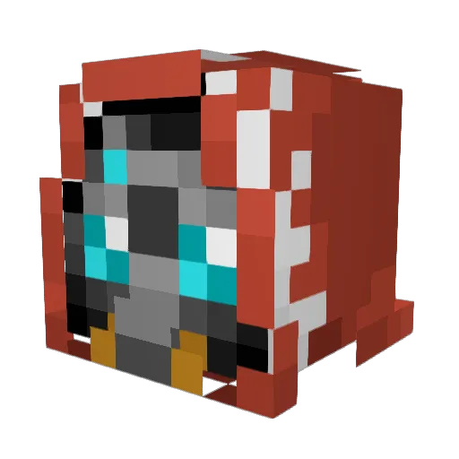 YoMommmAHoe Minecraft avatar head, 3D render
