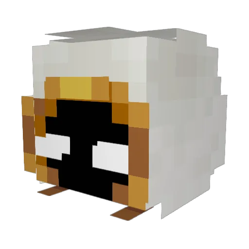 YoN3rdy Minecraft avatar head, 3D render