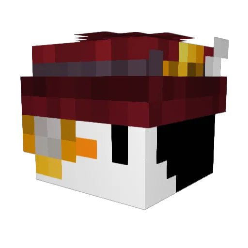 YoNoSoyUnTrap Minecraft avatar head, 3D render
