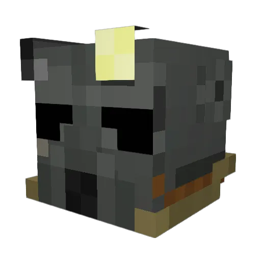 YoSchmo Minecraft avatar head, 3D render