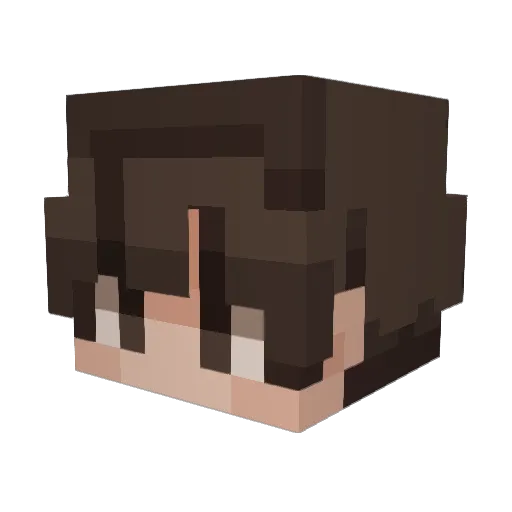 YoSoyElNene Minecraft avatar head, 3D render