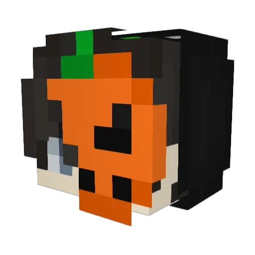 YoSoyFrost Minecraft avatar head, 3D render