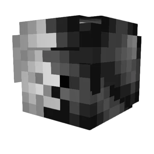 Yo_oshie Minecraft avatar head, 3D render
