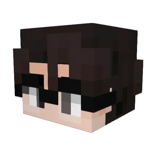 Yo_ucef Minecraft avatar head, 3D render