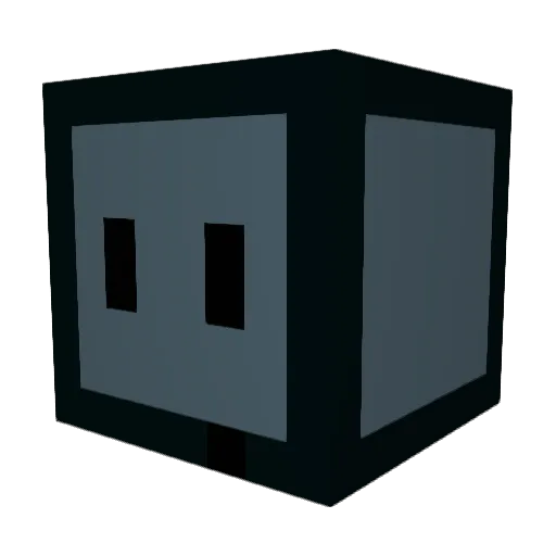 Yoccx Minecraft avatar head, 3D render