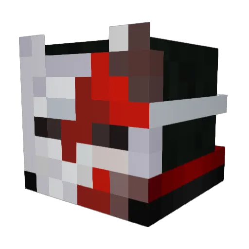 YockIdok Minecraft avatar head, 3D render