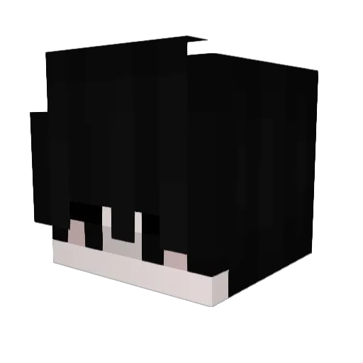 Yockerx Minecraft avatar head, 3D render