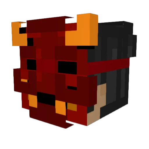 Yoczok Minecraft avatar head, 3D render