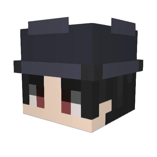 YodaBoi Minecraft avatar head, 3D render