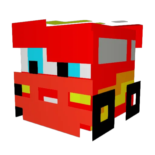 YodaaBest Minecraft avatar head, 3D render