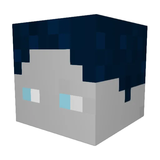 Yodaa__ Minecraft avatar head, 3D render