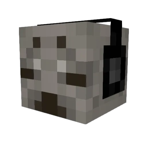 Yodada68 Minecraft avatar head, 3D render