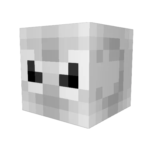 Yodakubus Minecraft avatar head, 3D render