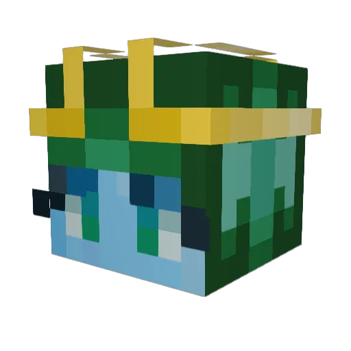 YodelingPickles Minecraft avatar head, 3D render