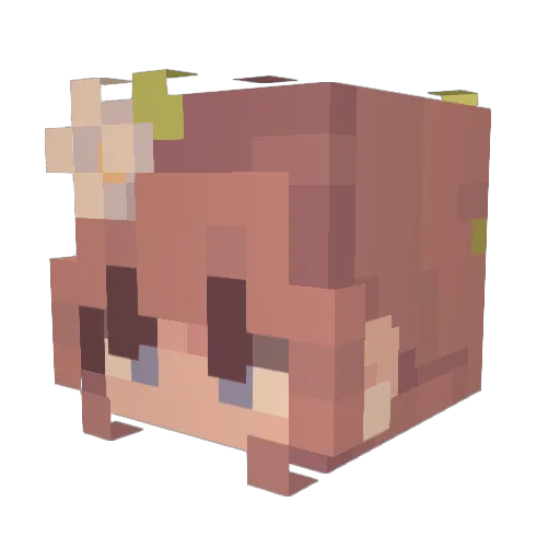 YodipandaG Minecraft avatar head, 3D render