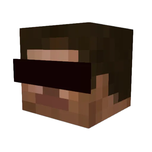 Yoert Minecraft avatar head, 3D render