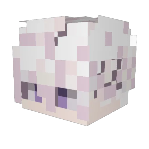 Yog_Zentha Minecraft avatar head, 3D render