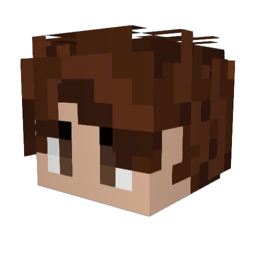 Yoghurts Minecraft avatar head, 3D render