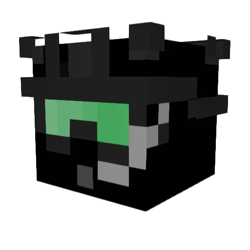 YogiBehr Minecraft avatar head, 3D render