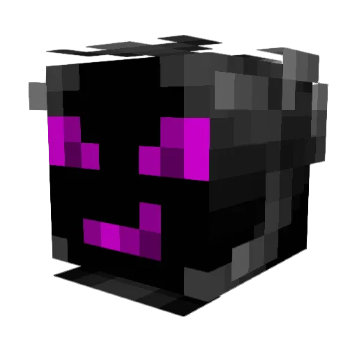 Yogie Minecraft avatar head, 3D render