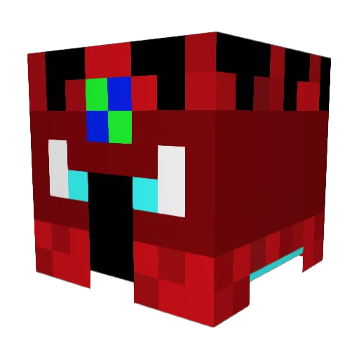 YogoTheGreat Minecraft avatar head, 3D render