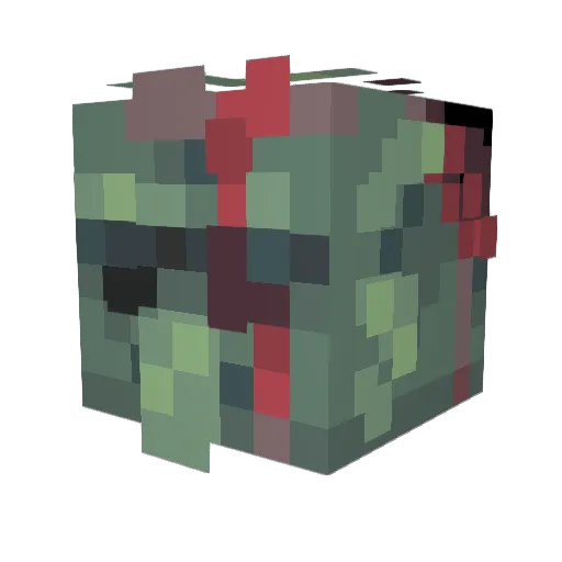 Yogurt_Panties Minecraft avatar head, 3D render