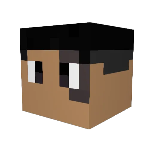 Yohan213 Minecraft avatar head, 3D render