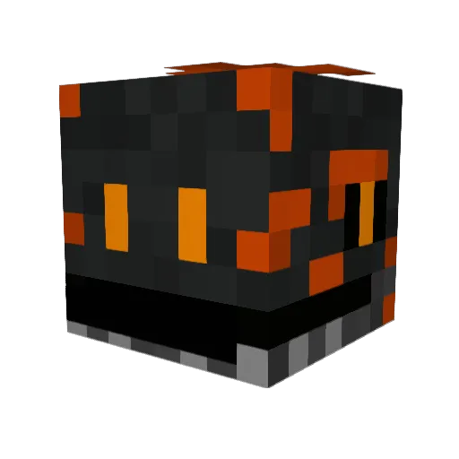 Yohanno Minecraft avatar head, 3D render